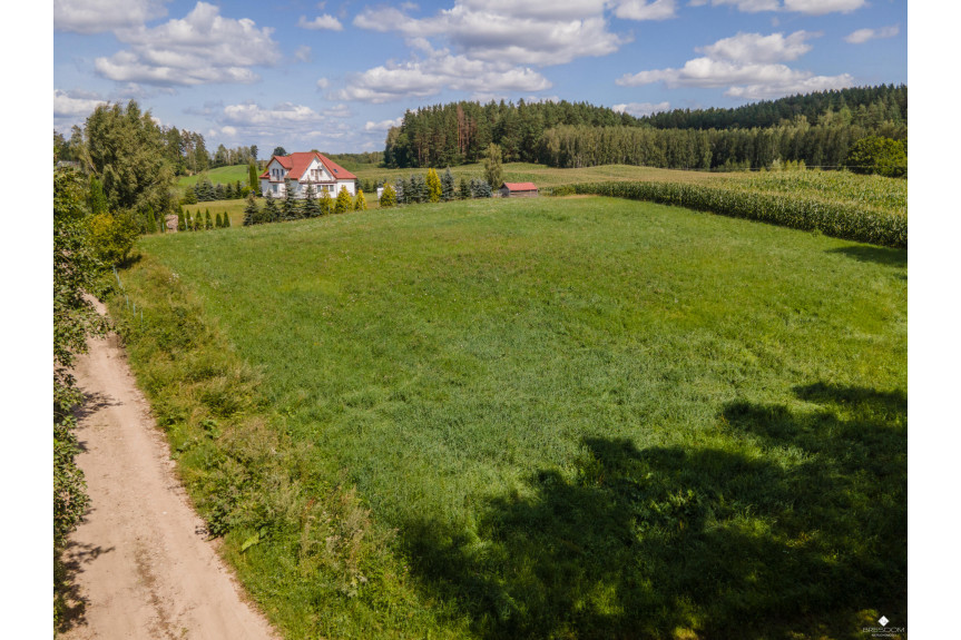 olsztyński, Purda, Groszkowo, Dom + 1,4 ha ziemi przy lesie.